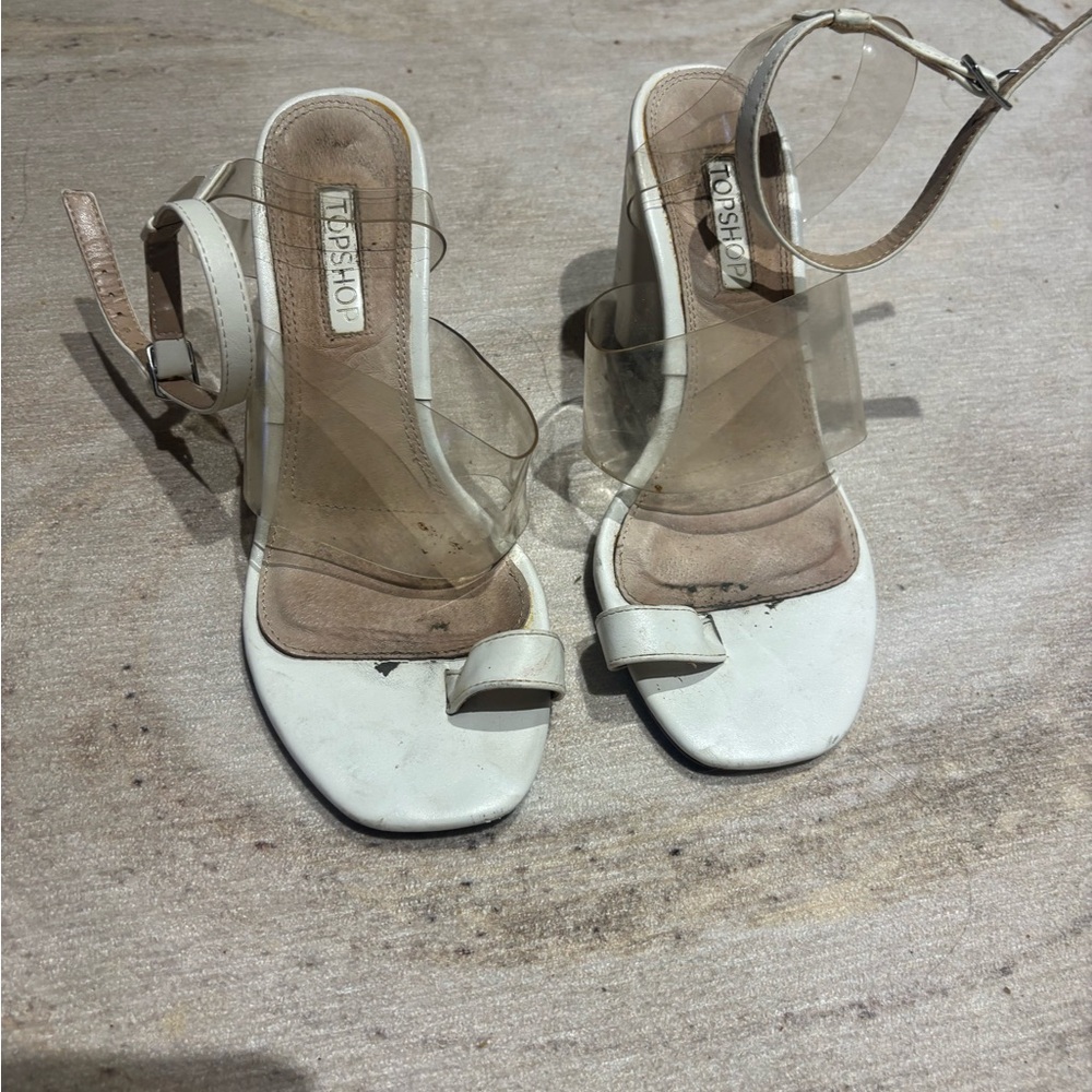 Topshop Elegant White Women's Heels